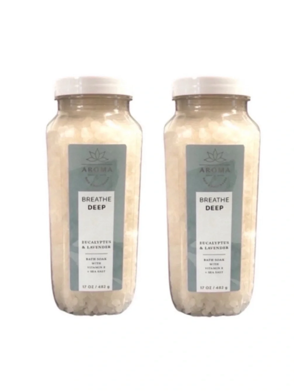 2 Aromatherapy Breathe Deep Eucalyptus and Lavender Bath Soak